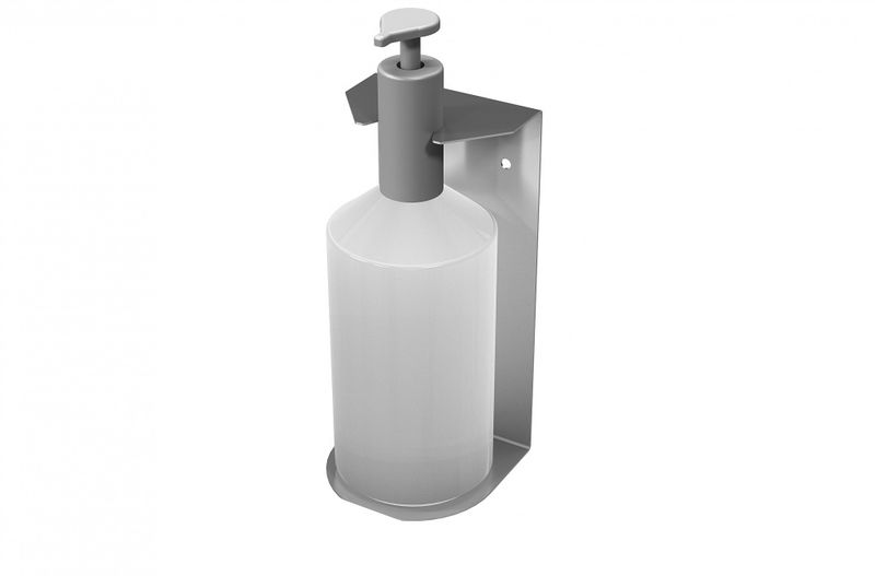 Holder for såpe / desinfiseringsflaske