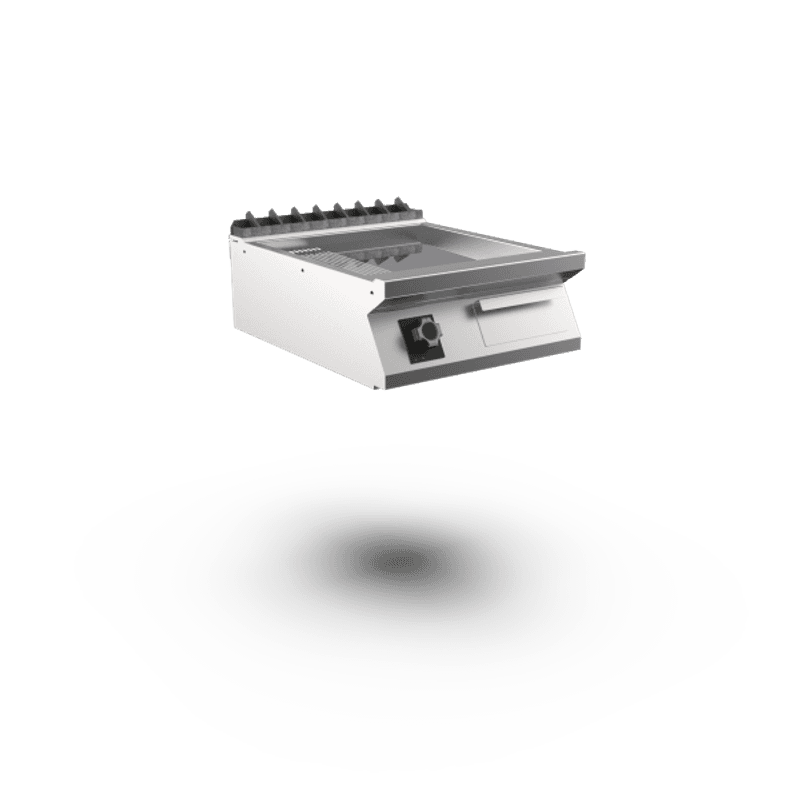 Mareno FT76EMCT Flatgrill 2/3 glatt og 1/3 riflet 