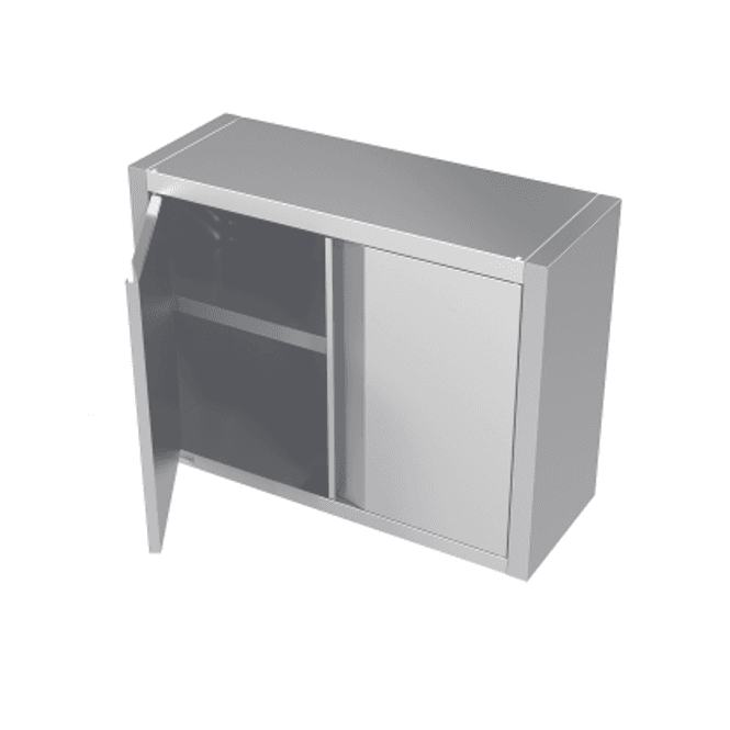 Hovedbilde Rustfritt veggskap med slagdør