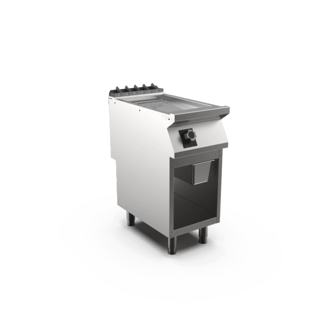 Hovedbilde Mareno FT74ERCG Flatgrill med riflet - krom